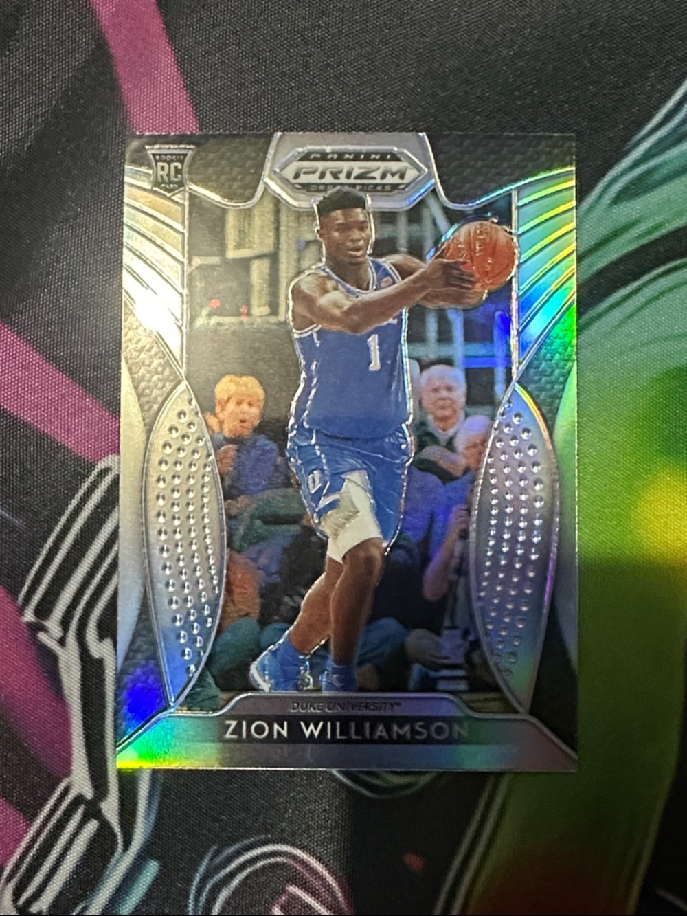 Panini Prizm Basketball Card - Blue and Silver